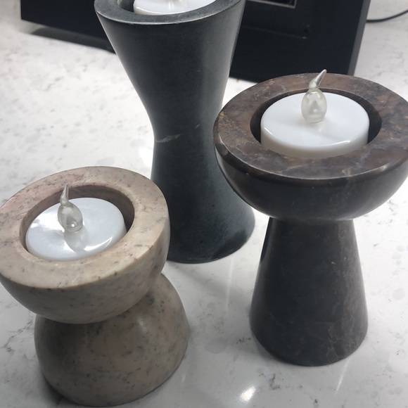 PartyLite Other - Party lite marble tea lites